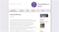 Desktop Screenshot of frauenzentrum-erfurt-handinhand.de
